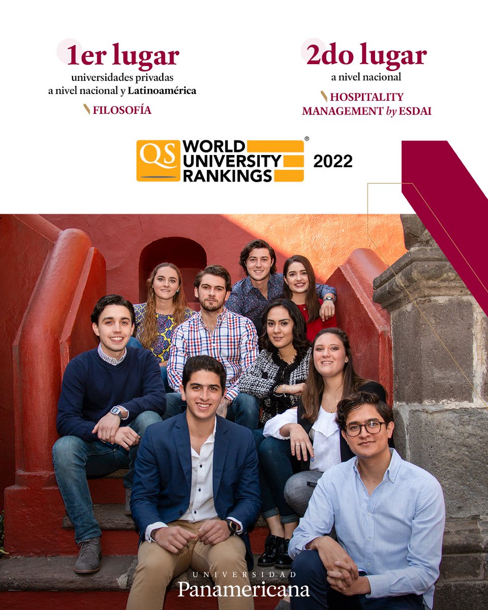 UPMexico's tweet photo. La Licenciatura en Hospitality Management ocupó el 2º lugar a nivel nacional; una carrera que empodera a las mujeres a través de un liderazgo humano en industrias como la restaurantera, turística y gestión de eventos. Conoce más en: https://t.co/15DcAzWifO https://t.co/fHrE11VY5x