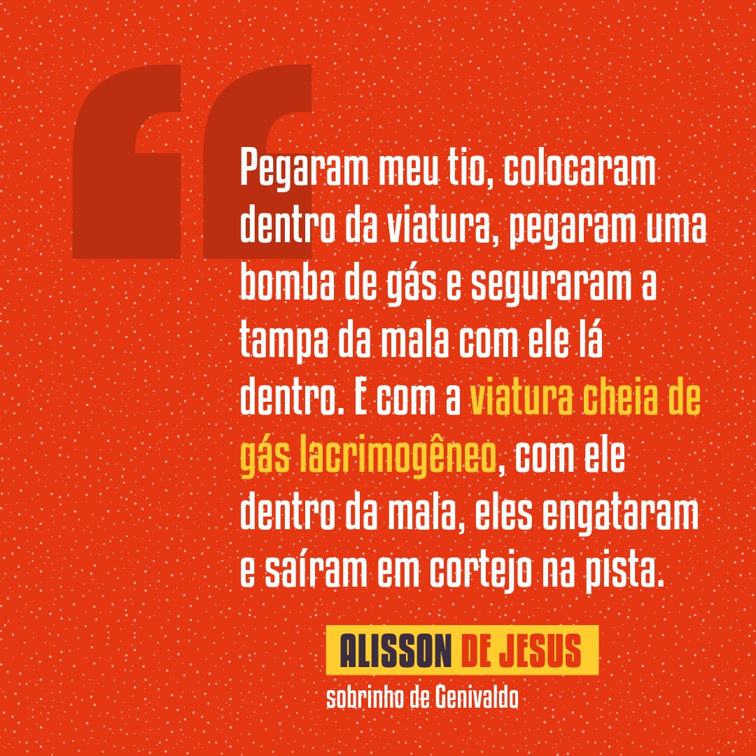 esquerdaonline's tweet photo. Precisamos falar sobre a #PRF (parte 2/3)
#PRFs #JusticaPorGenivaldo #Sergipe https://t.co/P1DppxYITF