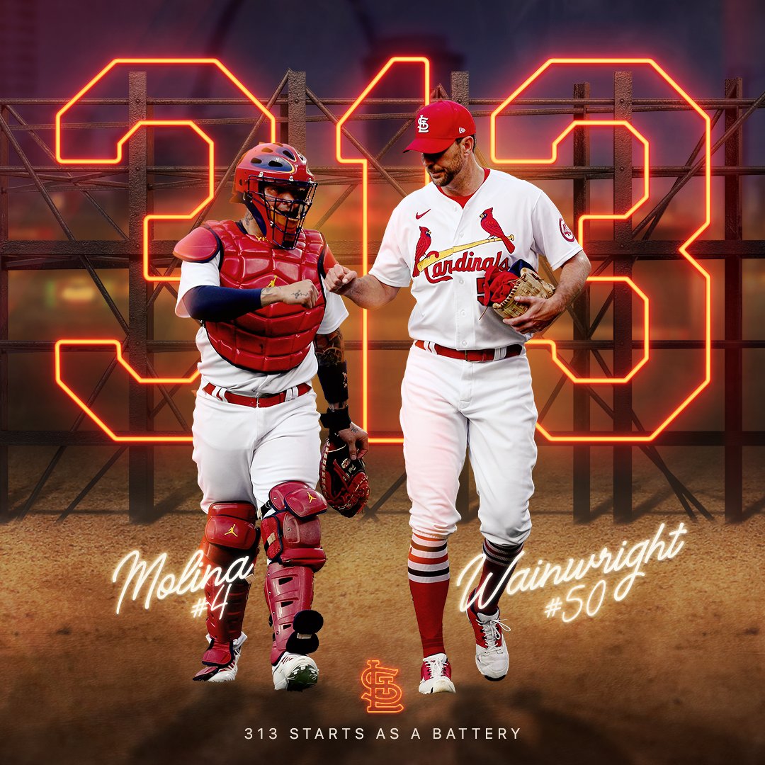 Post by St. Louis Cardinals on X: 3⃣1⃣3⃣, image size:1080x1080