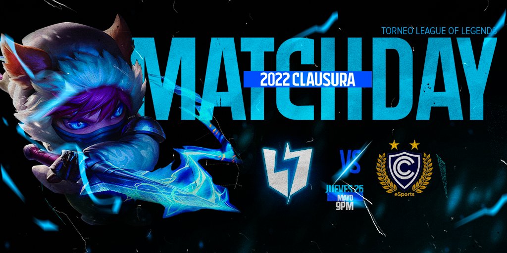 Hoy a las 9PM ⚡
🆚 Cienciano Esports
🟪👾 twitch.tv/lvpperu
🟥🎥 youtube.com/c/LVPlas/
🟩🐉 trovo.live/LVPperu
#GoINS⚡
#ClaroGamingStarsLeague 2022 🏆⭐️