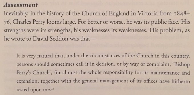 AustAnglican's tweet photo. 27 May 1876: the Rt Revd Charles Perry (1807-1891) resigns after an impressive and challenging 28 years as first Bishop of Melbourne, a diocese which for almost all of that time consisted of all of Victoria. #anglican #146years https://t.co/QkK88RR2oC https://t.co/qbl0deTYHO