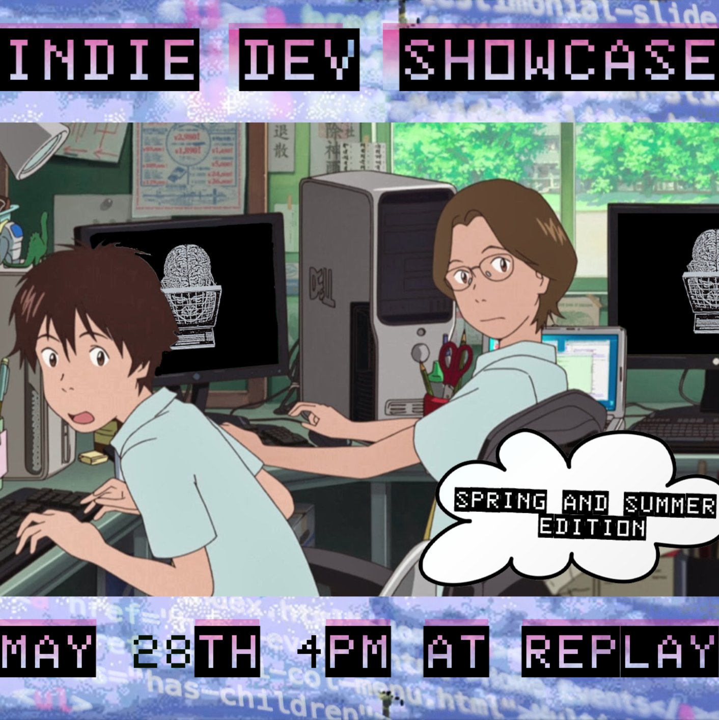 indie dev showcase poster