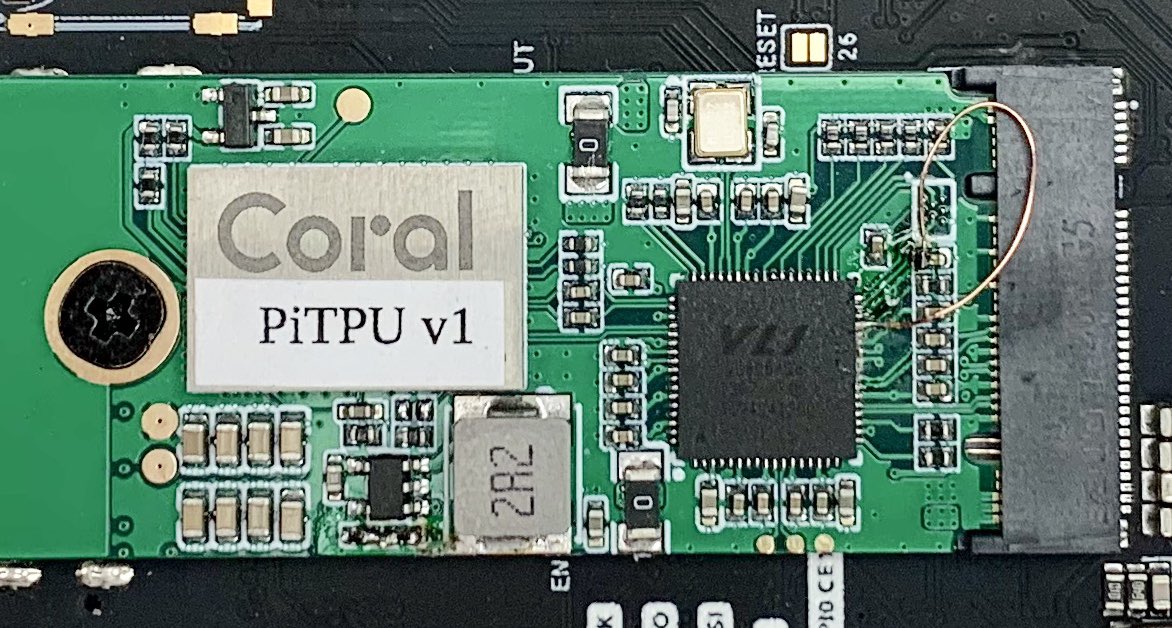 magic__smoke's tweet image. Testing Coral TPU m.2 B+M card designed for #RaspberryPi #computemodule4