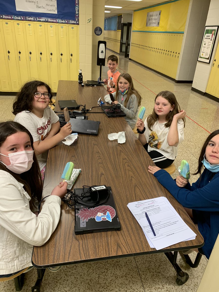 It’s always a great day when the ice cream truck shows up! 🍦 Thank you PBIS committee!