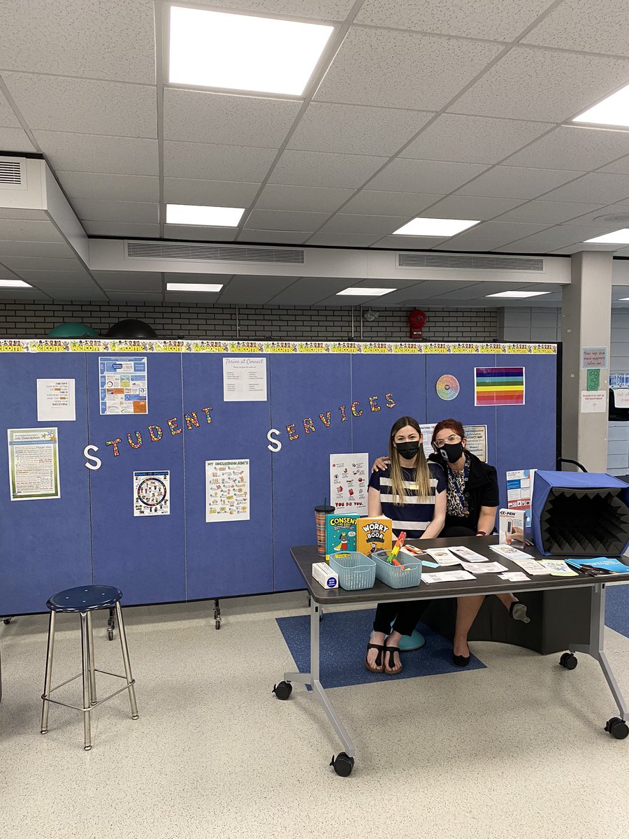 ConnectInquires's tweet photo. Representing @connectcharter Student Services with my team partner! #mentathealthmatters #lifelonglearning https://t.co/IYaYBUrG31