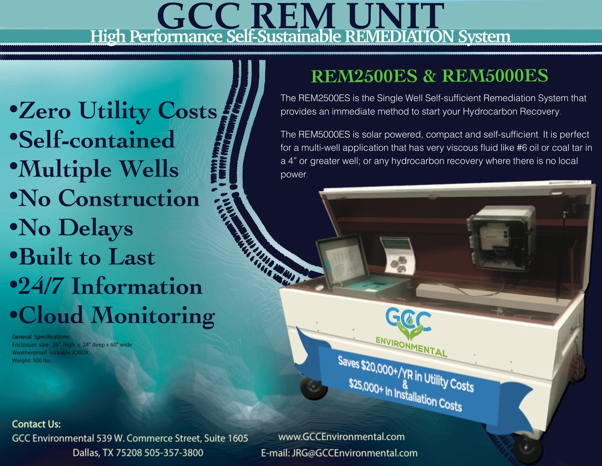 GCCEnv's tweet photo. The GCC REM Unit includes a programmable controller, a no-maintenance air dryer, a high-level tank shutoff, finger heater assembly, and heater cable. Plug &amp; Play immediately upon delivery! #Groundwater #Remediation https://t.co/K7kK3PDagO https://t.co/nWHNXlW6Gm