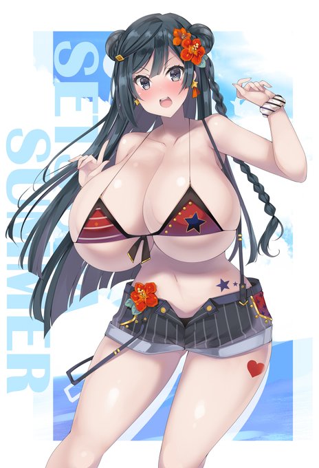 SkebからのリクエストでおっぱいURサイズな水着せつ菜さんを描かせて頂きました!これとは別に中川菜々さんに着てほしいビキニ
https://t.co/HbubbWUGr5 