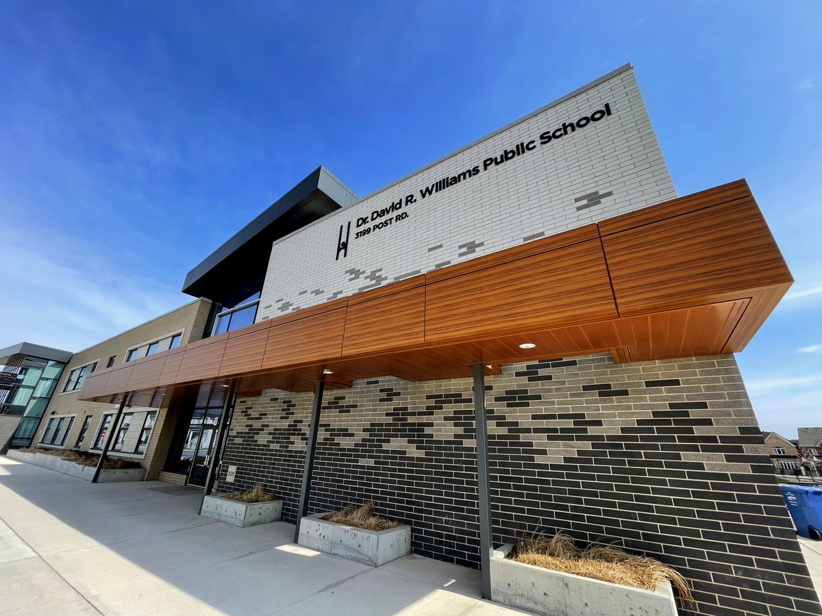NEWS RELEASE: <a href="/ddwhdsb/">Dr. David R. Williams Public School</a> (3199 Post Rd, Oakville) will host an official grand opening celebration on Thursday, June 9, 2022. 

➡️ Read more here: bit.ly/3LJpOve