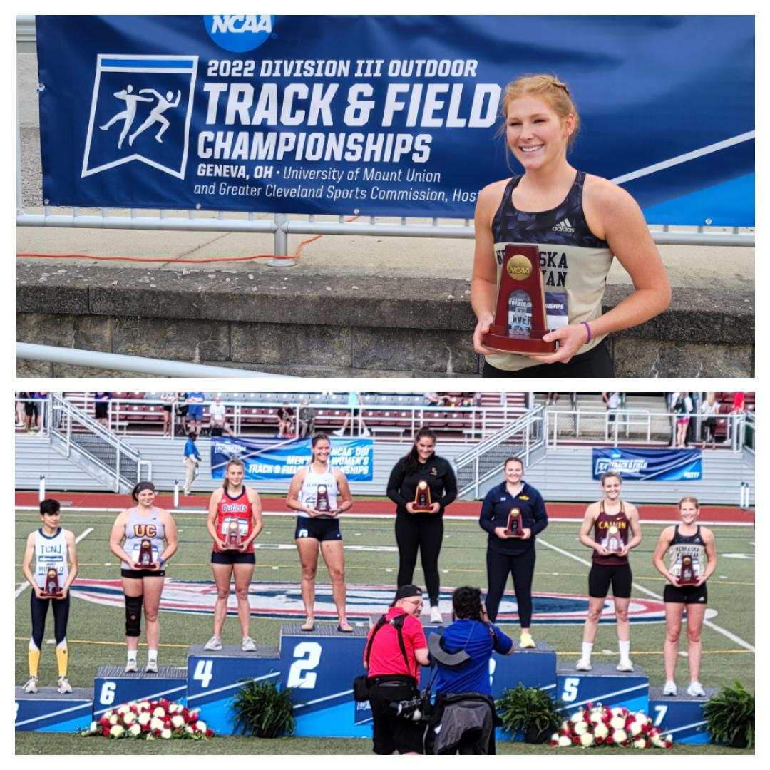 So proud of this girl. We began this fall with one goal in mind, to become an All-American. Today at the NCAA III championships, all her hard work paid off with an All-American finish in the Javelin.  Let's run it back <a href="/_averydecker_/">Avery Decker</a>, and move the mark even further next year!