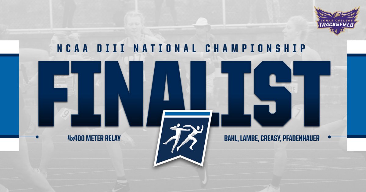 The 4x400 Meter Relay of Stevie Lambe, Harmony Creasy, Elayna Bahl, and Alyssa Pfadenhauer run the second fastest prelim time of 3:44.52 to advance to Saturday’s Final!

#GoDuhawks