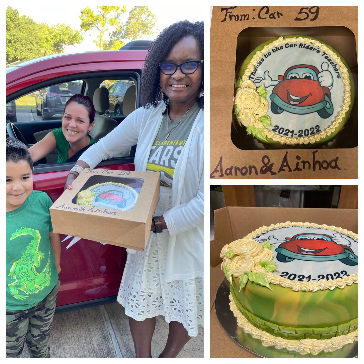 Car rider duty has been a blast this year!  Rain, HEAT, sleet and snow we were there to greet each family!  My team was the best, so to get this sweet treat, really hit the spot!  <a href="/erwannwilson/">Erwann Wilson</a> <a href="/BangElementary/">Bang Elementary</a> #bangbears#CFISDspirit