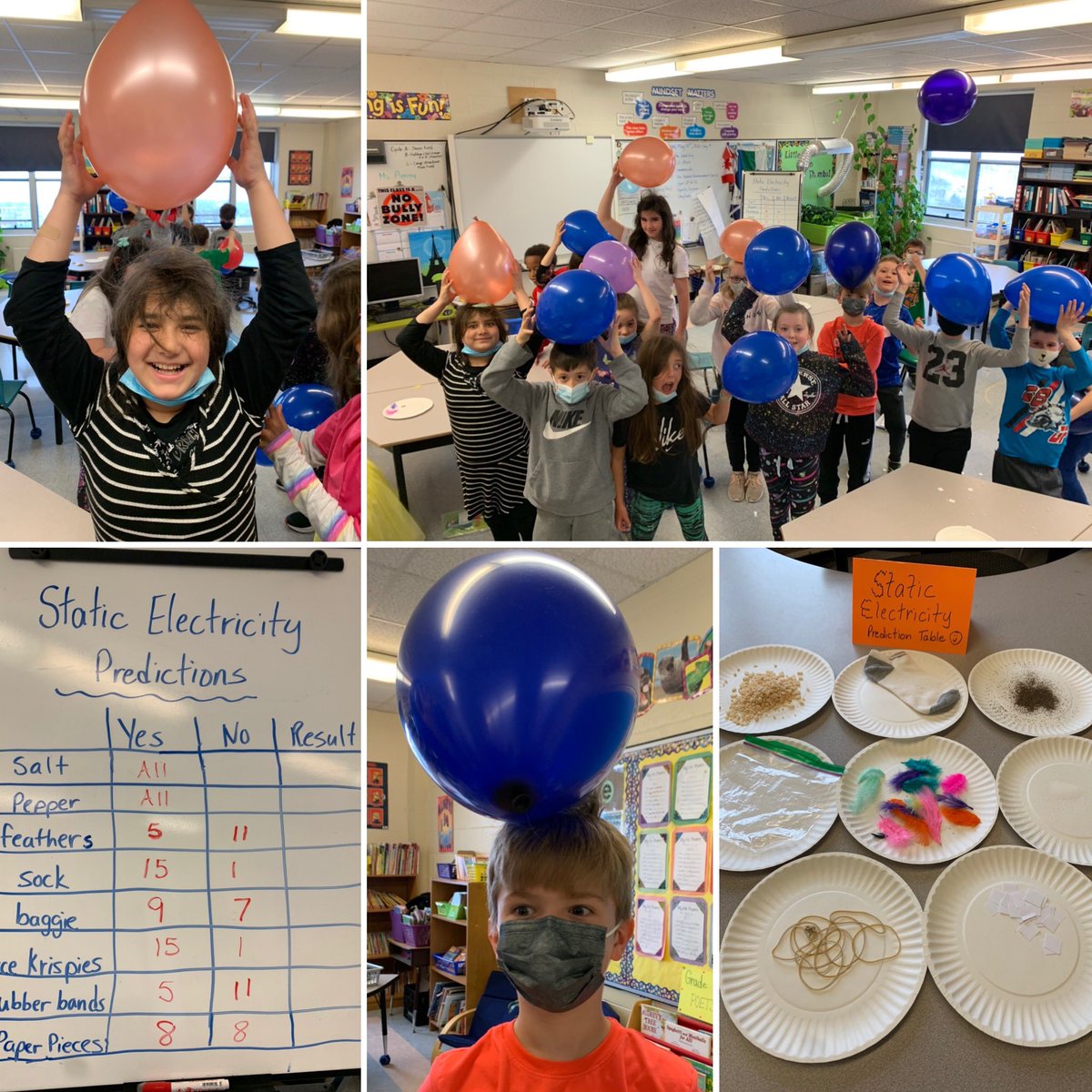 MQPGrade3's tweet photo. Grade 3 has been really “charged” up lately as we have been learning about invisible forces!⚡️Never underestimate the fun and excitement that a simple balloon can evoke!🎈#experimentsarefun #attractandrepel @MQPSchool @LetsTalkScience @NLESDCA https://t.co/xEw2ieGDea