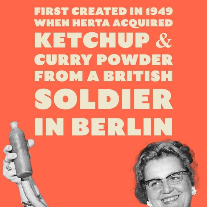 mrhugouk's tweet photo. Meet Herta Heuwer, the inventor of the Currywurst. https://t.co/e4RKc2yULO