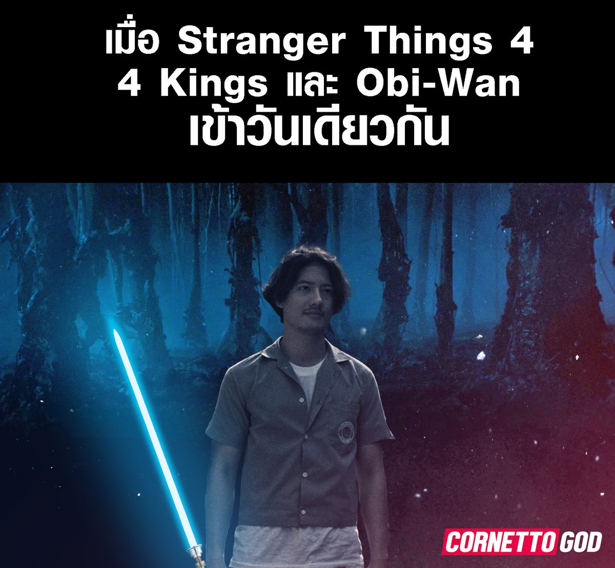 Cornettogod's tweet photo. ดา เด็กวิทยาลัยฮอว์กินส์ แห่งตำบลทาทูอิน
#StrangerThings4  #ObiWan  #4Kings https://t.co/bi2CPowlNZ