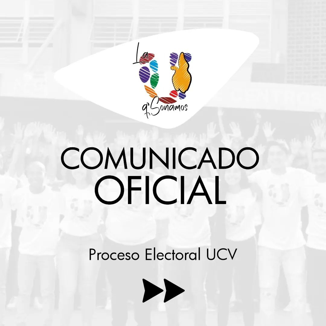 Sentir_UCVista's tweet photo. 📍Comunidad Oficial
Placha Federativa #LaUQueSoñamos con respecto al pasado proceso electoral del #25Mayo
#EsteEsNuestroSentir #SentirUCVista #ELECCIONESUCV2022 #UCV https://t.co/HbSPfrcJTA