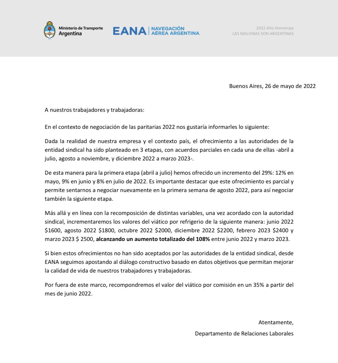 VER-GON-ZO-SO! Estas son las propuestas de <a href="/EANAoficial/">EANA S.E</a> para reconocer y jerarquizar a las/los trabajadores? Plan de lucha ya! <a href="/ATEPSA_Nacional/">ATEPSA</a>