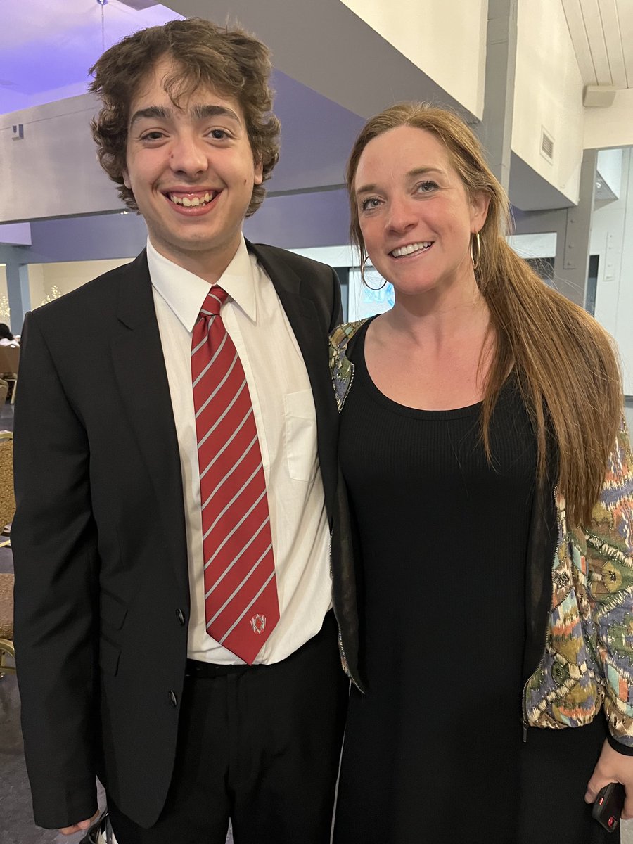 Congratulations to Ethan on being presented with the Turn Around Achievement Award tonight. He is pictured with his mom and brother, and his presenter Ms. Ashton. Congratulations Ethan, you have worked hard, and are so deserving. ⁦<a href="/SJHighSchool/">SJHS</a>⁩ ⁦<a href="/SJHighAlumni/">Saint John High School Alumni</a>⁩