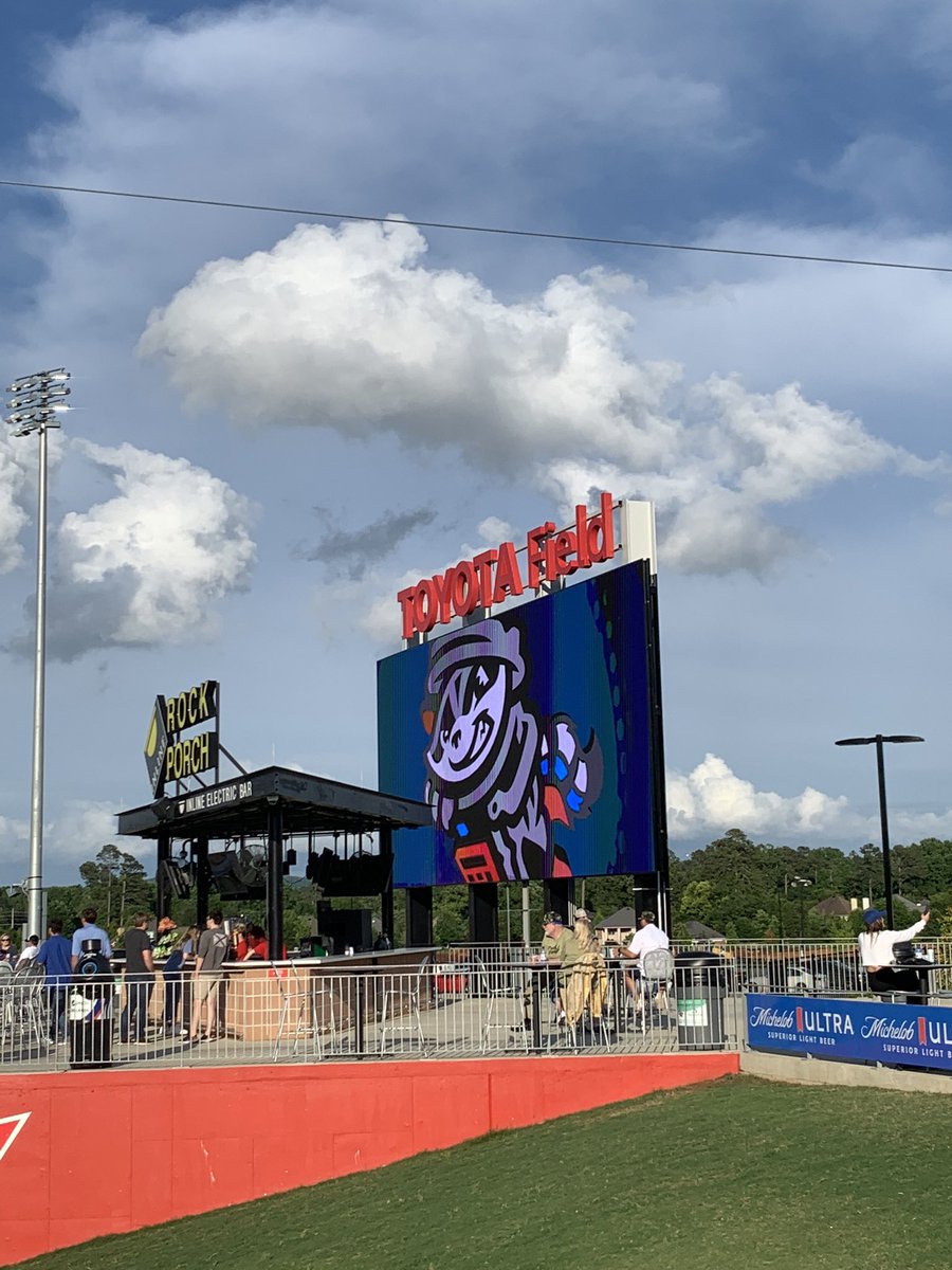 At <a href="/trashpandas/">Rocket City Trash Pandas</a> #HavingABlast!! First time here. #adtran #huntsville #HuntsvilleAL #connectedworld #BaseBall #takemeouttotheballgame #rocketcity