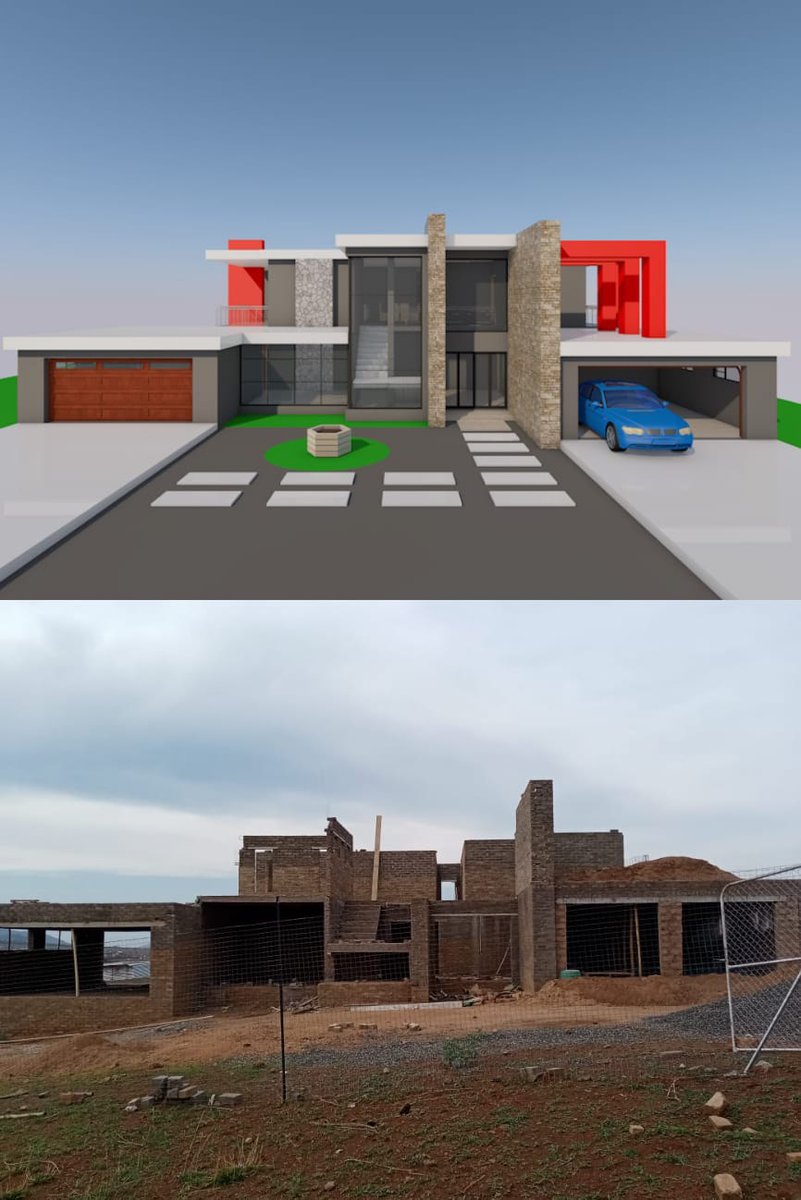 Morganphoenix9's tweet image. #HMWinterEssentials
Looking4 a professional house plan or a builder to build your dream house WhatsApp:0787623623
Designed&amp;amp;built by Mehisa Architecturals
Roof altered to butterfly roof, from the ground up to here, inclusive of labour&amp;amp;material it costed R1.2million&amp;amp; stil going