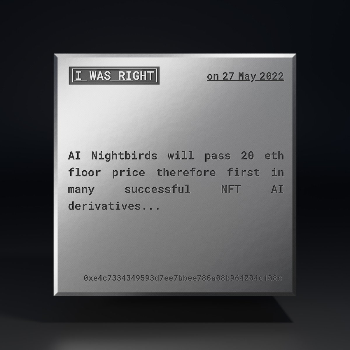 officezgh's tweet photo. wen moon, wer my @aimoonbirds fam, why @IWasRightNFT 🤯👀 #NFTs #AiArtwork #NFTCommunity #BirdsUp #generativeart https://t.co/dvMW7v2VYq