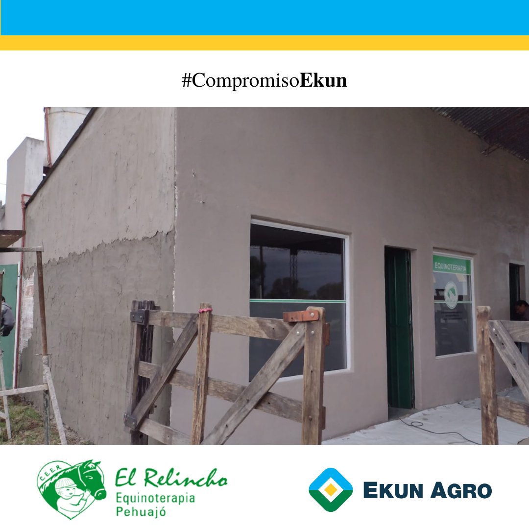 EkunAgroSRL's tweet photo. Desde #CompromisoEkun en esta primera oportunidad destinamos la sumatoria de Puntos Impulso a la compra de pintura para Equinoterapia El Relincho, de Pehuajó

Muchas gracias a todos los que se sumaron a la campaña y donaron! 💪 
Si no sabes como hacerlo, escribinos y te contamos! https://t.co/fLxa6j2Wzg