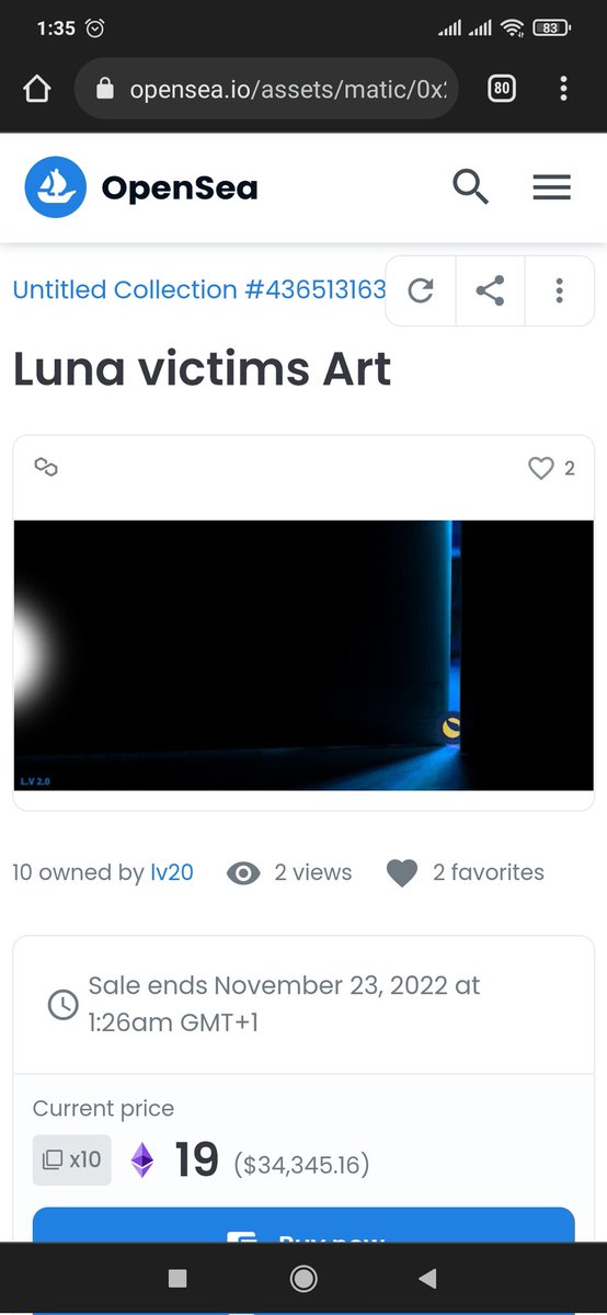 #LUNA victims #Art is all about being a proud supporter of the victims of the #Terra Luna #scam
#nft #ETH #opensea #burn #luna2 bit.ly/lunavic