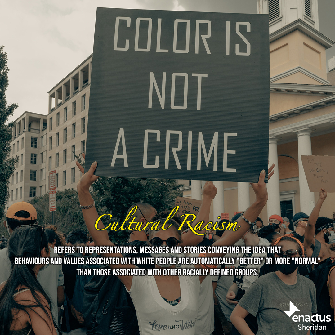 SheridanEnactus's tweet photo. What do you think of #culturalracism https://t.co/QEExK88OGa