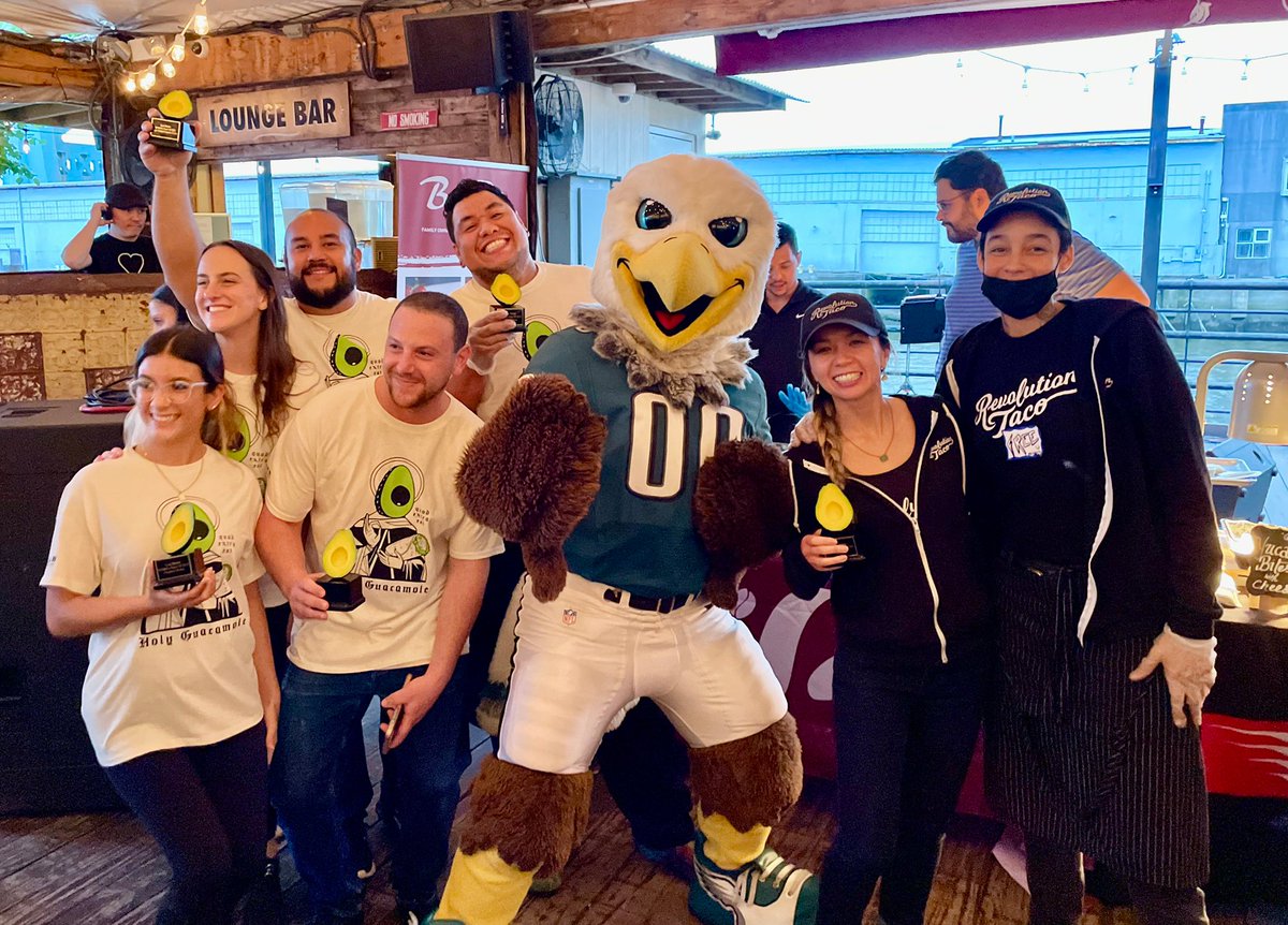 The results are in! This year's Guac Master title goes to Paladar for People’s Choice and Revolution Taco for Judges’ Choice!🥑

Thank you to all of our Philly restaurants who participated in this year's #GuacOffPHL and to all our guests who helped judge this delicious contest!