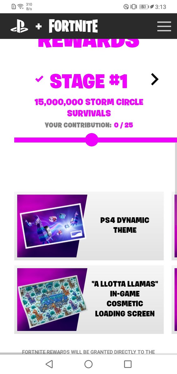 EzekielNavales's tweet photo. @KiyeBerries @FortniteGame @PlayStation Btw I'm still waiting cau mine bugged I complete it all but contribution Don't work https://t.co/v3momGQ0Bd