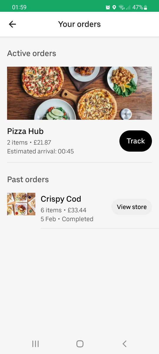 exoarmy96's tweet photo. @Uber @UberEats @Uber_Support whyvis no one answering my calls my delivery time was 00.45 its now 2am thats 1hr and 15 overdue https://t.co/oxKsUtvmLR