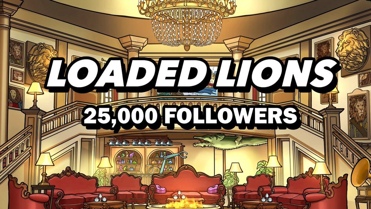 25,000 Twitter Followers! The Pride is growing stronger and more proud with every passing day! 

Let's welcome all our new members! #LoadedLions #CyberCubs