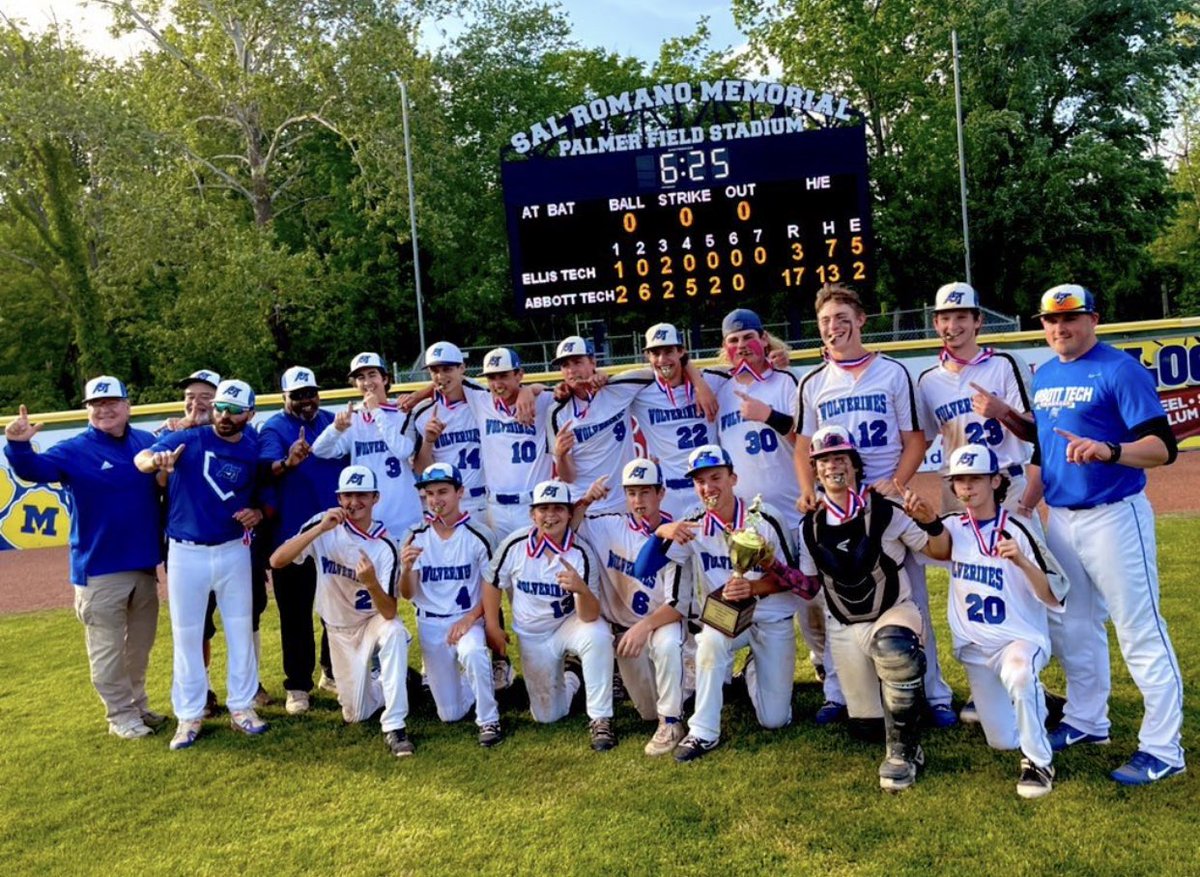 BPOWERHOUSEB's tweet photo. Congratulations to @abbott_tech_baseball 2022 CTC Conference Champs!!! The boys put in the work during the off season and look at the results! #powerhousestrong #highschoolbaseball https://t.co/2UhovnCPbk