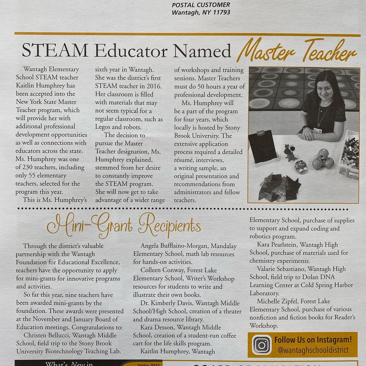 WantaghSTEAM's tweet photo. So proud to be a part of the @nysmtp Master Teacher program @wantaghschooldistrict @wantagh_elem #masterteacher #stemeducation #steameducation #stem #steam #nysmtp #elementarystem #elementarysteam https://t.co/Lr8HBeOtH3