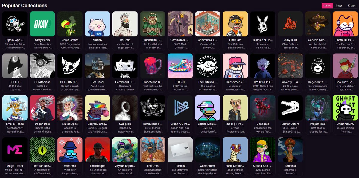 PythonsPanic's tweet photo. We just hit popular collections on @MagicEden... so yeah... kinda #HISSISH! 

#DONTPANIC! https://t.co/rczKcbVfci