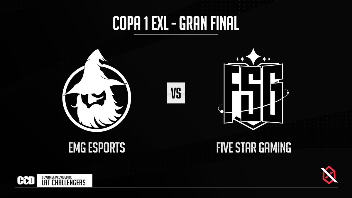 Copa 1 de <a href="/ExecuterLeague/">Veltrix Co.</a> | Gran Final

<a href="/EmGEsports_/">EmG Magnificent Gaming</a> <a href="/AaronSukry/">Aaron🇨🇱</a> <a href="/OG__DJ/">Daniel</a> <a href="/Evaddeee/">Evadde</a> <a href="/TheLucho201/">Lucho ✞</a>
🆚
<a href="/efivestargaming/">Five Star Gaming</a> <a href="/ITraDex_/">ITraDex</a> <a href="/JEnergy__/">Juan Manuel</a> @NrNashee <a href="/SlaayerAR/">Sebastián</a>

Stream de <a href="/MiIkMX/">Milk</a> twitch.tv/miikmx

#LATAMChallengers