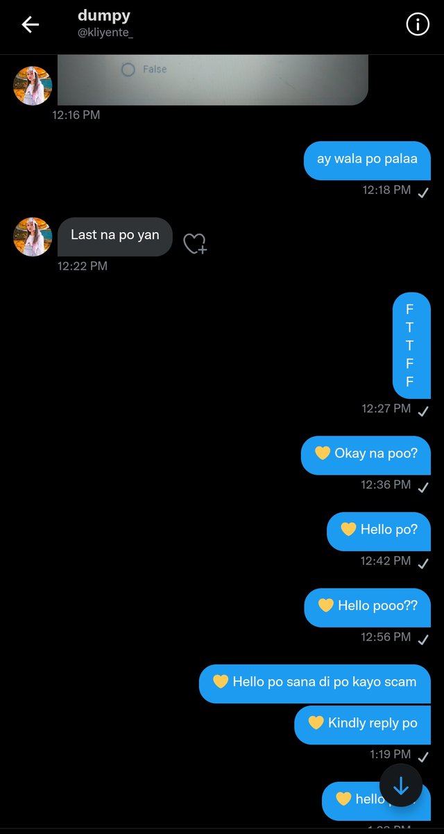 aestcomms's tweet image. ‼ SCAMMER ALERT @kliyente_ ‼

Ginamit pa ang hospital para may excuse. Nakakapagod na pls.

To all clients, please naman wag kayong mangscam kasi &apos;tong mga pera na nakukuha dito is ginagamit para pambayad ng mga gastusin sa bahay. 

lf looking for commissioner #commstwt