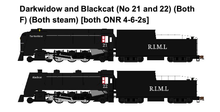 mlp_RIML's tweet photo. @MLP_Class66 @MLP_Tophoof *Darkwidow &amp; Blackcat chuff in*

Darkwidow: "Hello Madame."

Blackcat: "Good evening, Madame." https://t.co/cHAzxPh2wy