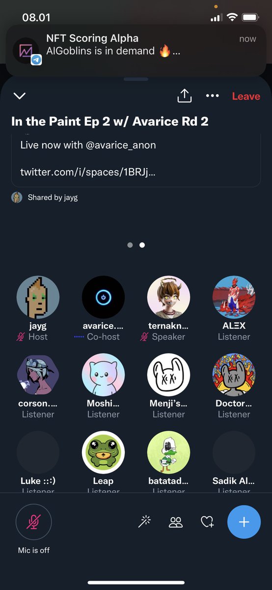ternaknft's tweet photo. Got into this twitter space today, I learn a lot from @avarice_anon about NFT’s. Its a fascinating journey you got there! Also thanks to @jayg_nft for hosting the space🙌 https://t.co/vumutMjyEx