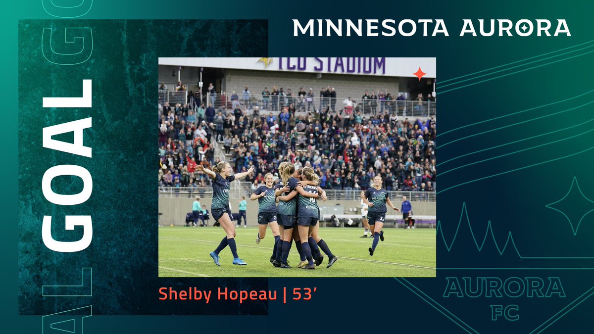 MNAuroraFC's tweet photo. FIRST. FRANCHISE. GOAL. https://t.co/FzlzudxFZX