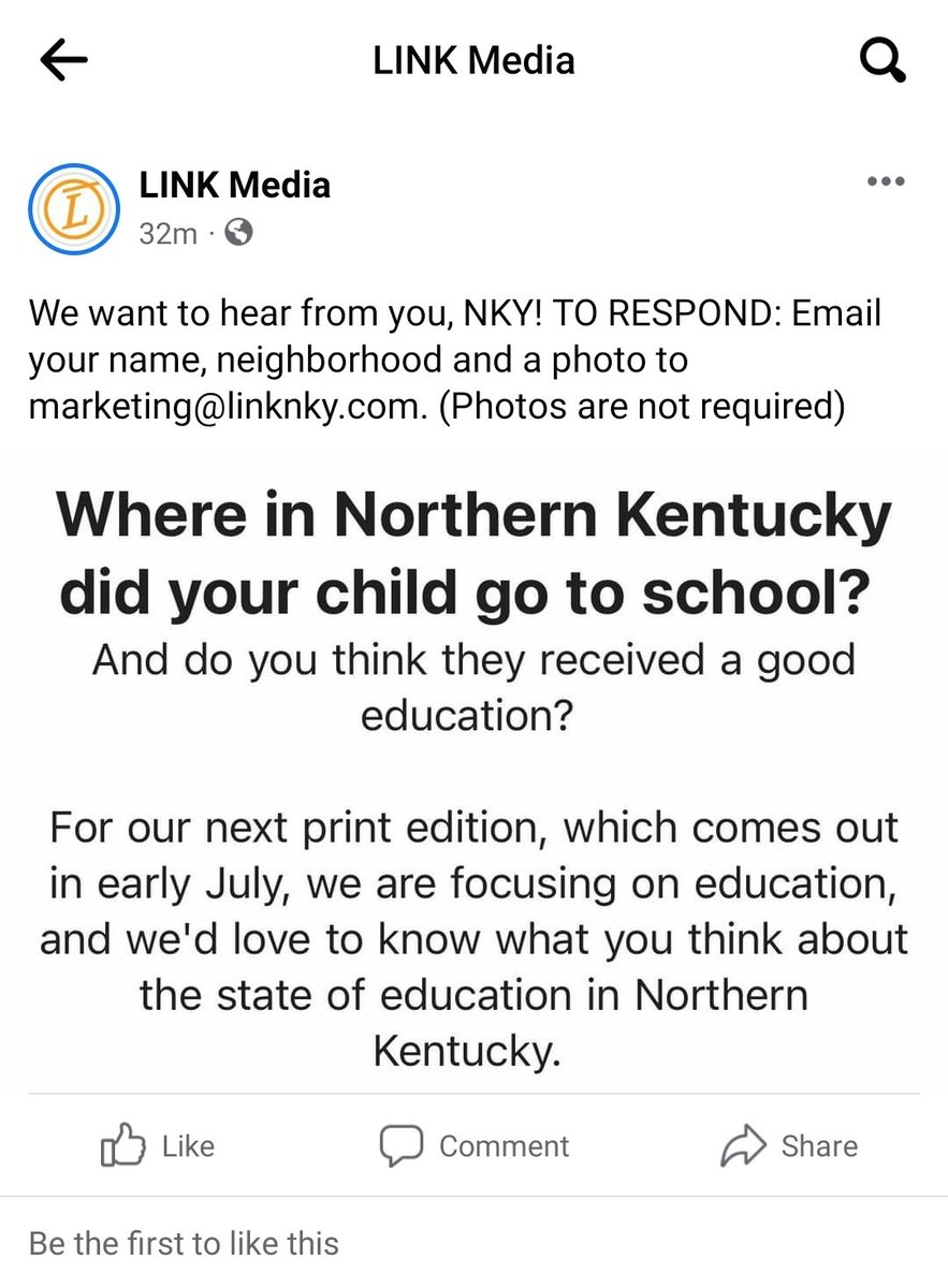 Luvurneighbor68's tweet photo. Yes, why would the owner of the new NKY Charter School (who also owns Link) want this information? Talking points for my opponent who is his lead consultant and advocate? Maybe. #nocharters https://t.co/MzmuXLZnDk