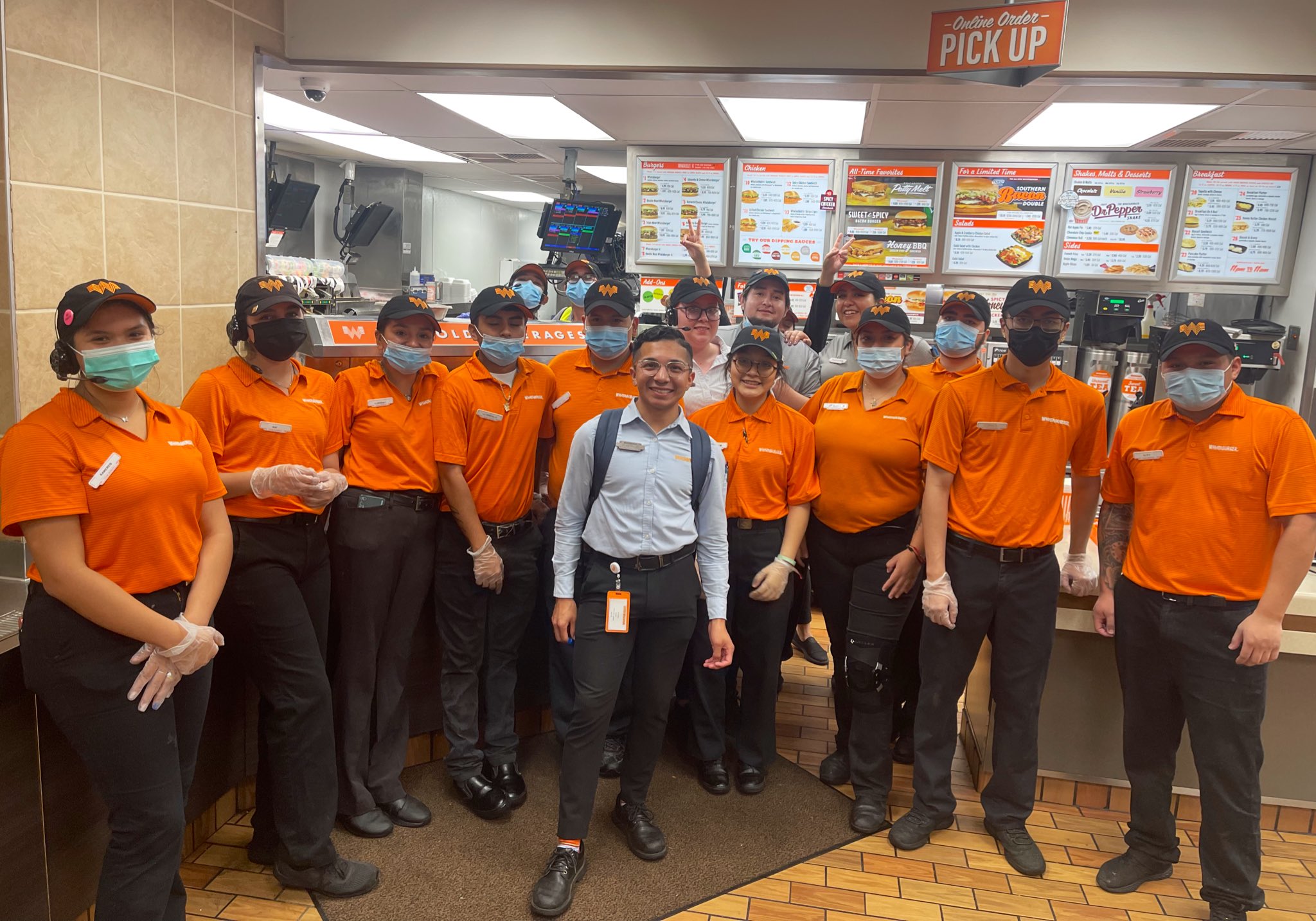 What is the dress code for employees of Whataburger?