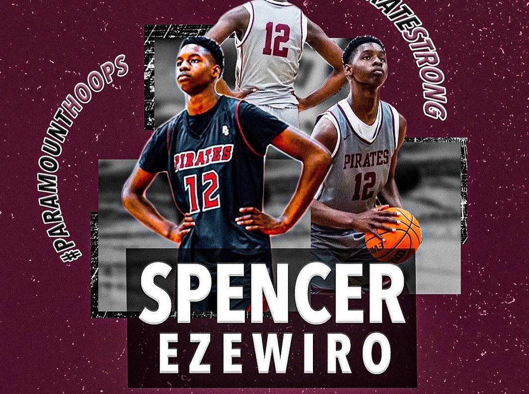 ParamountHoops's tweet image. Congratulations Spencer Ezewiro on your Athlete of the Year award. Way to cap off an amazing two years at Paramount. We are so proud of you and excited to see what the future holds for you! 
#PirateStrong🏴‍☠️