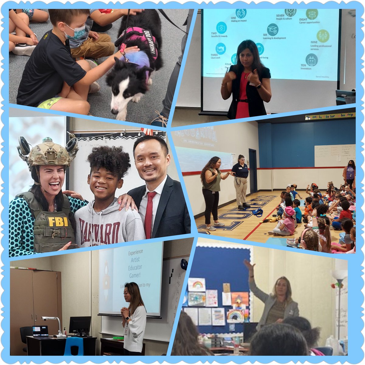 SWE_Explorers's tweet photo. Thank you to our career day presenters!  Our SWE parents and community members supported our students by educating them on the different career options that are available to them. We appreciate your dedication and time while sharing your expertise. @AquariumHouston @STMath https://t.co/IyIgzc0vlE