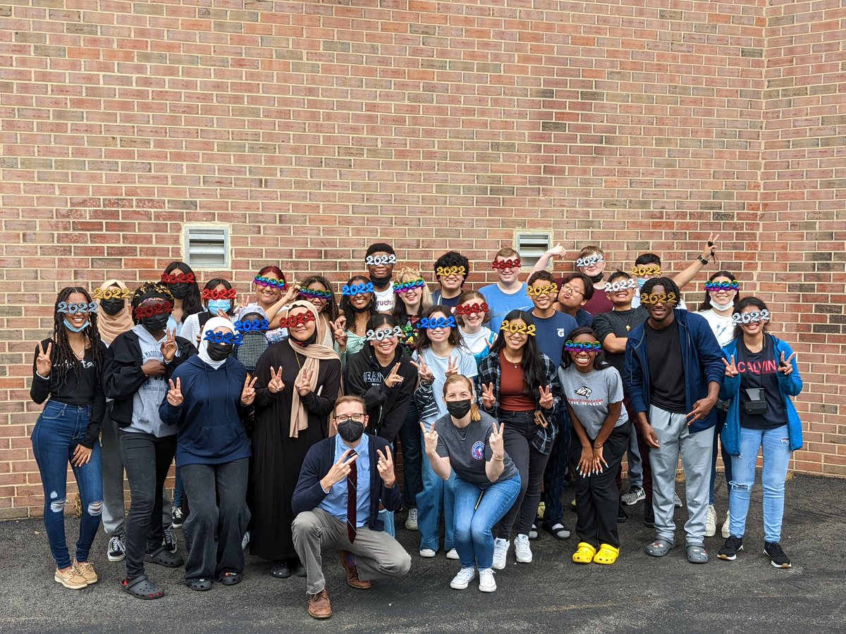 These are just amazing and resilient people who I have had the pleasure of teaching. It will be difficult to say goodbye to them but I know that it means a great future for each student. Congratulations to the #GFHS TOK class of 2022 #onwardsandupwards