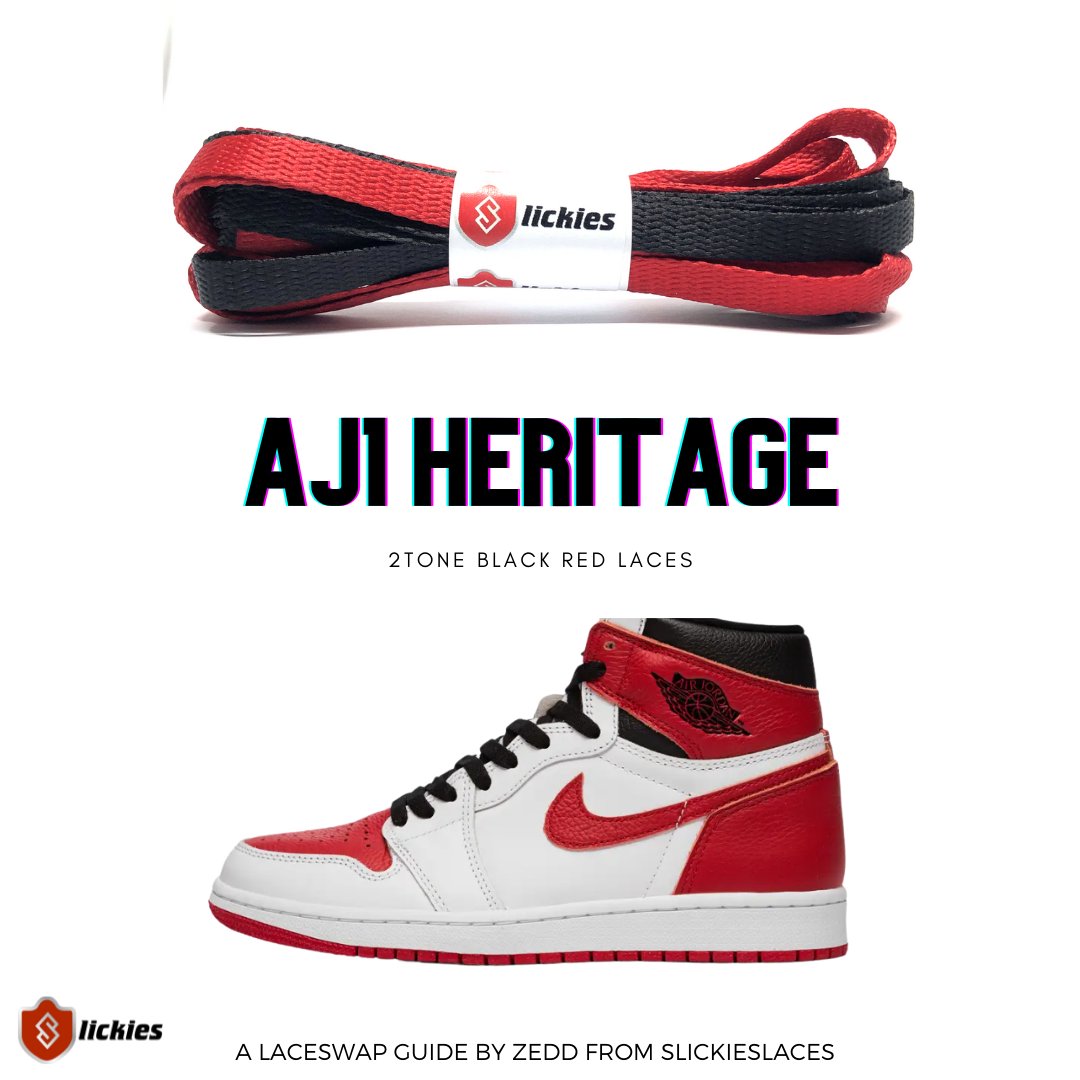 Doctorlaces's tweet photo. Jordan 1 Heritage : Where to buy shoe laces? | By Slickieslaces https://t.co/dHAllqWAvC https://t.co/reig2LjcmM