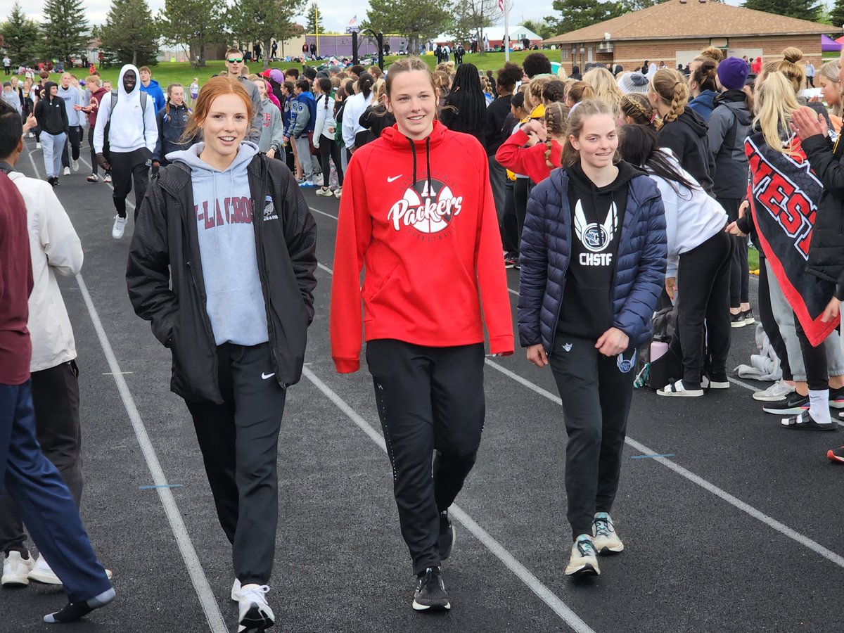 jjgtrack's tweet photo. Big9 parade of champions - All conference.  Girls 100h, 1600m, 300h, Triple Jump. Hilary with 2nd best all time triple today to make Owatonna Honor Roll 35' @OwaGirlsTrack https://t.co/6Mw5ri71MZ