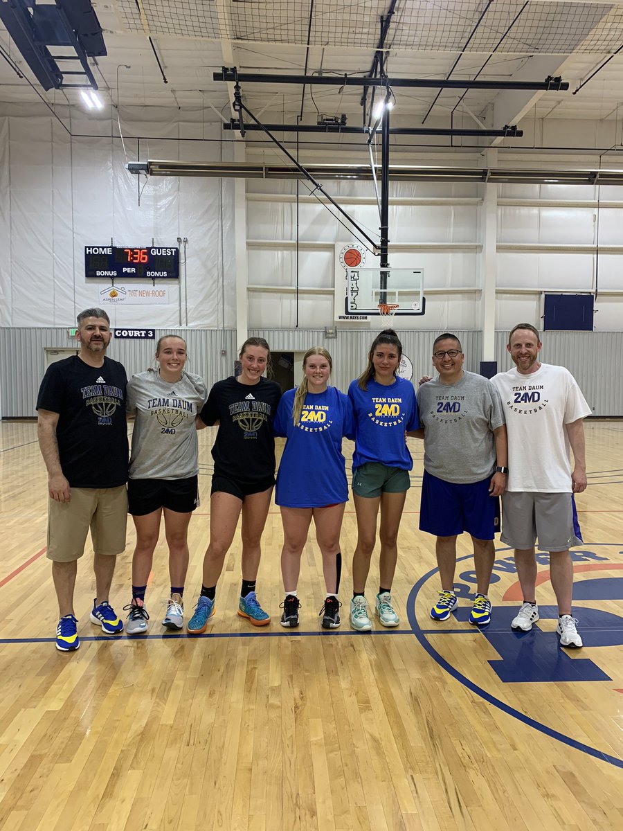 Had a great shooting workout tonight with a few of our 16U girls! Love the work ethic!#24MDTeamDaum