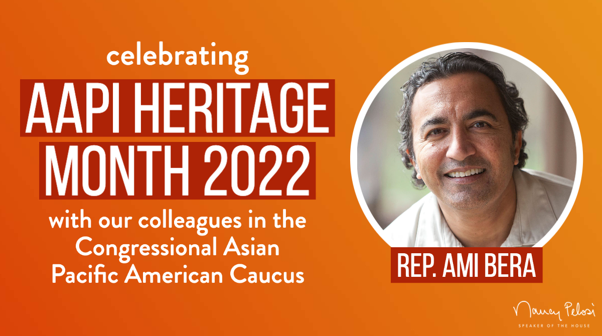 Dr. Ami @BeraForCongress works to provide COVID relief, improve public education, expand health care, deliver infrastructure jobs, connect veterans to their earned benefits, and confront the epidemic of gun violence in Sacramento and across the country.
#CA07 #AAPIHeritageMonth https://t.co/03hexsiKYP.