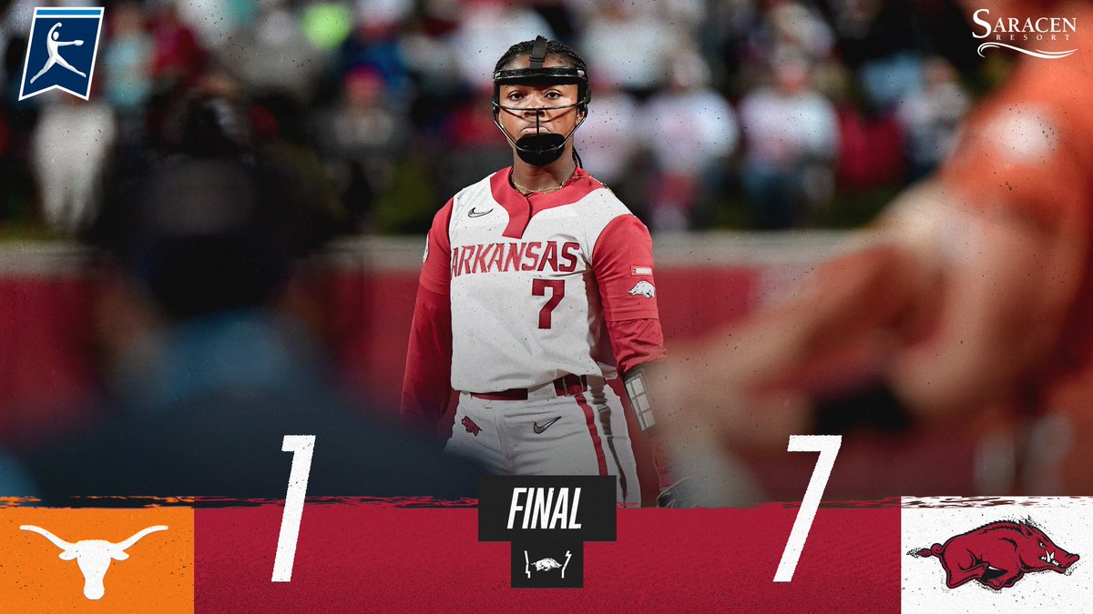 RazorbackSB's tweet photo. One down https://t.co/SRNAt6E5tT