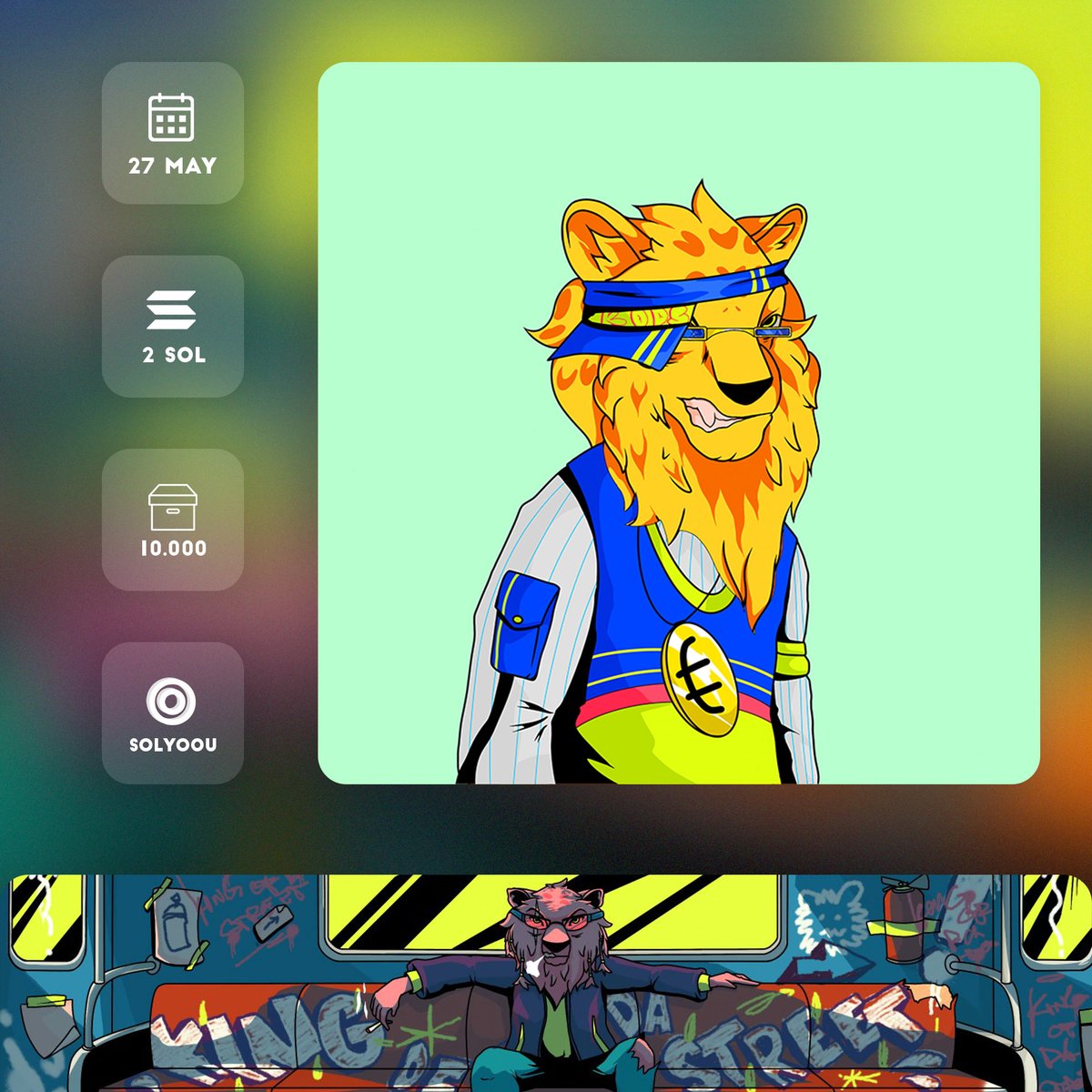 SOLYOOU's tweet photo. #SOLYOU $SOL REMINDER ⏰
Today Mint 🗓️ 🔥👀
@kingsofdastreet
Launch on
@MagicEden
#solananft #SolanaNFT #NFT #NFTCommunity #nftart #NFTdrop #SOL #Solana #nftcollectors #NFTProjects $sol https://t.co/dA8IFZgpIX